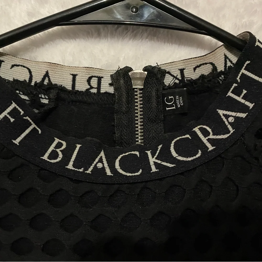 Black Craft Cult LG Black Mesh short dress - Picture 2 of 5
